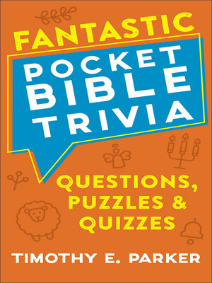 cover image of Fantastic Pocket Bible Trivia